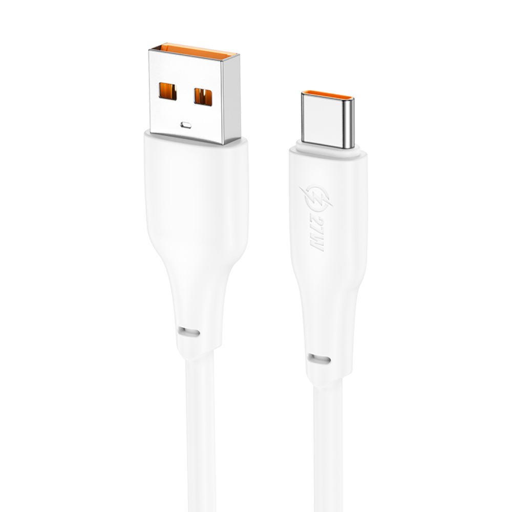 Кабель HOCO X93 USB Type-C cable, 1м, 100W, белый